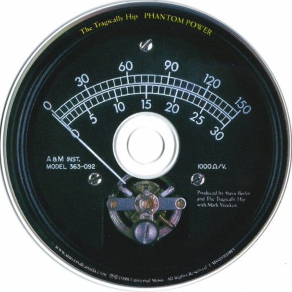 The Tragically Hip: Phantom Power CD - Picture 3 of 3